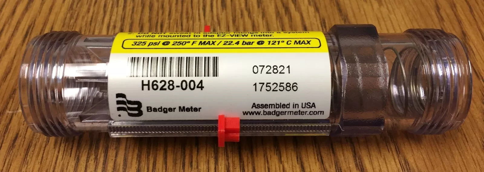 HEDLAND H628-004 Variable Area Mechanical Flowmeter 0.5-4 GPM