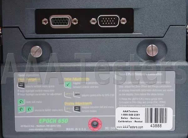 Olympus Panametrics Epoch 650 Ultrasonic Flaw Detector Epoch650