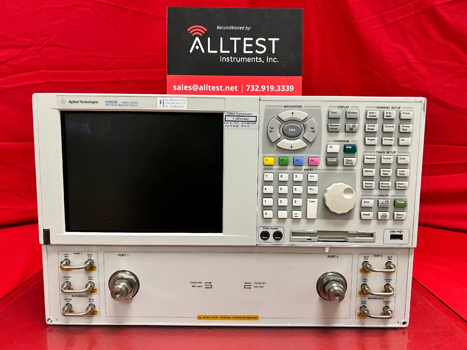 Agilent E8362B Opt. 014 with CAL, PNA Vector Network Analyzer