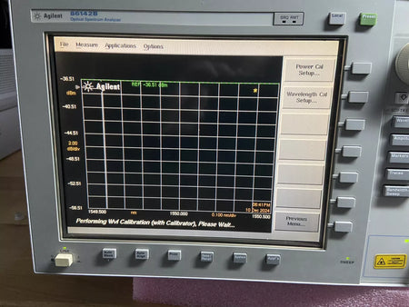 Agilent 86142B Optical Spectrum Analyzer with OPT 4 and 6 Sources