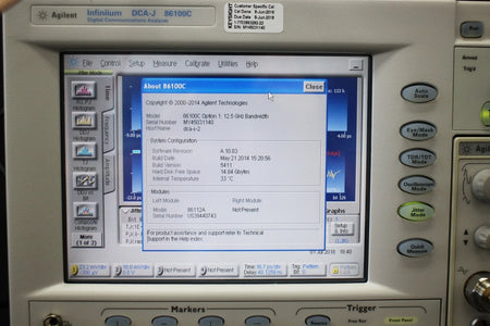 Agilent 86100C Infiniium DCA Oscilloscope Mainframe