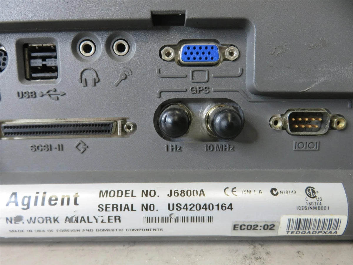 AGILENT J6800A NETWORK ANALYZER  - Free Shipping