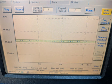 🔥Burleigh WA-7000 Wavemeter Multiline Wavelength  Meter Spec An PWR Meter Cal'd