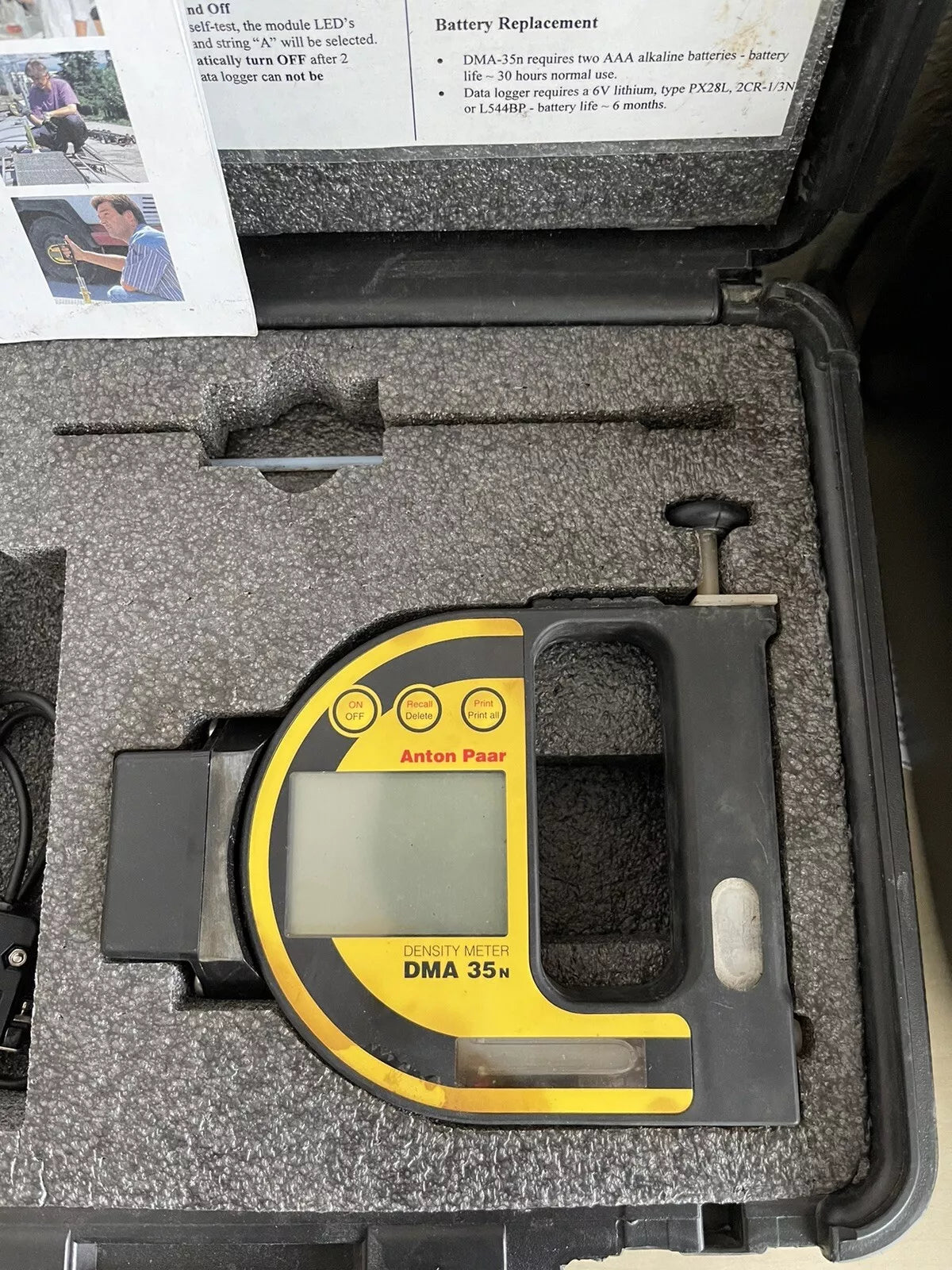 Anton Paar DMA 35N Density Digital Controller Meter Transmitter Transd ...