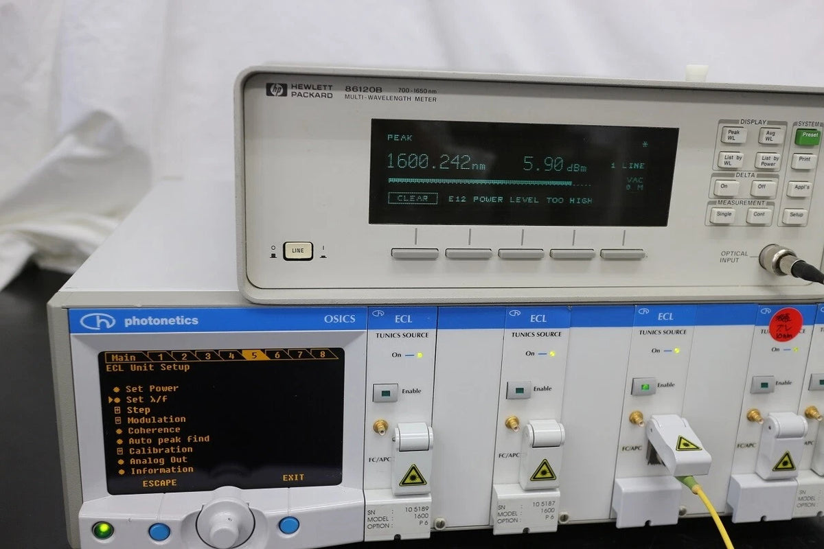 OSICS Photonetics ECL1560 ECL1600 1520-1640nm TSL 5 set
