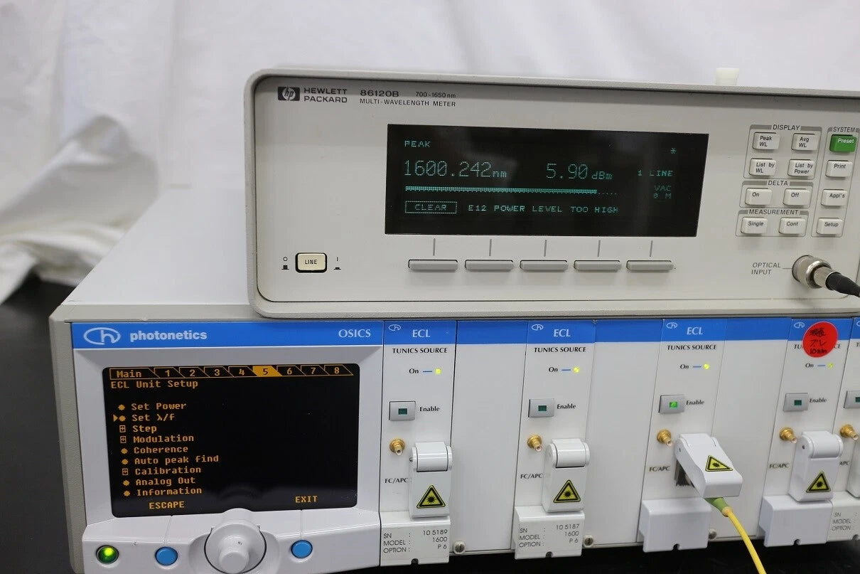OSICS Photonetics ECL1560 ECL1600 1520-1640nm TSL 5 set
