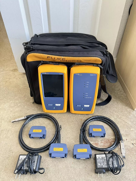 Fluke Networks DSX-8000 Cable Certifier Tester Kit (Calibrated 2023-2024)