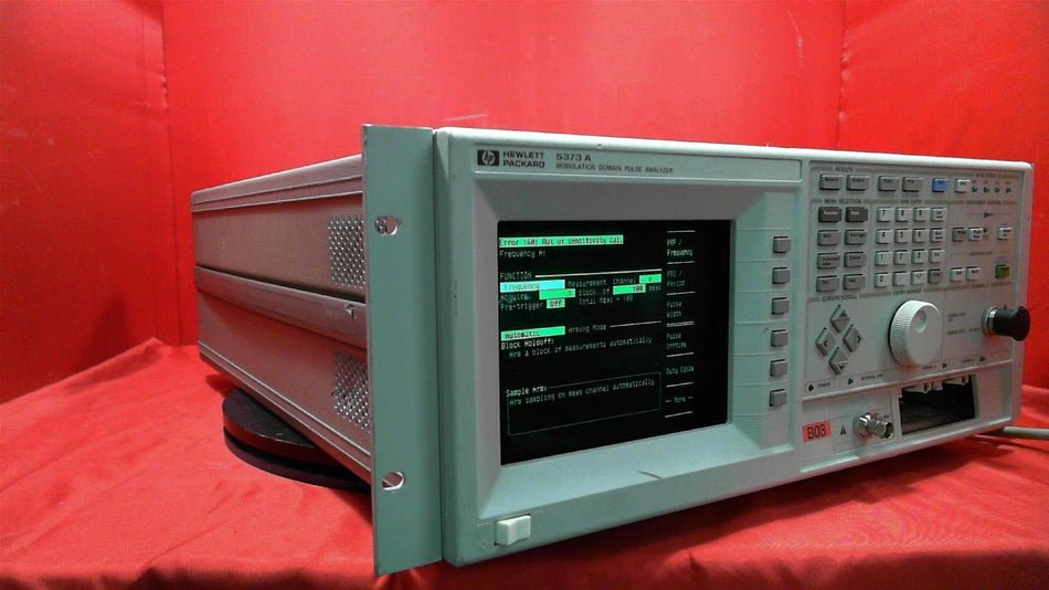 HP Agilent Keysight 5373A 3141A00198 Modulation Domain Pulse Analyzer