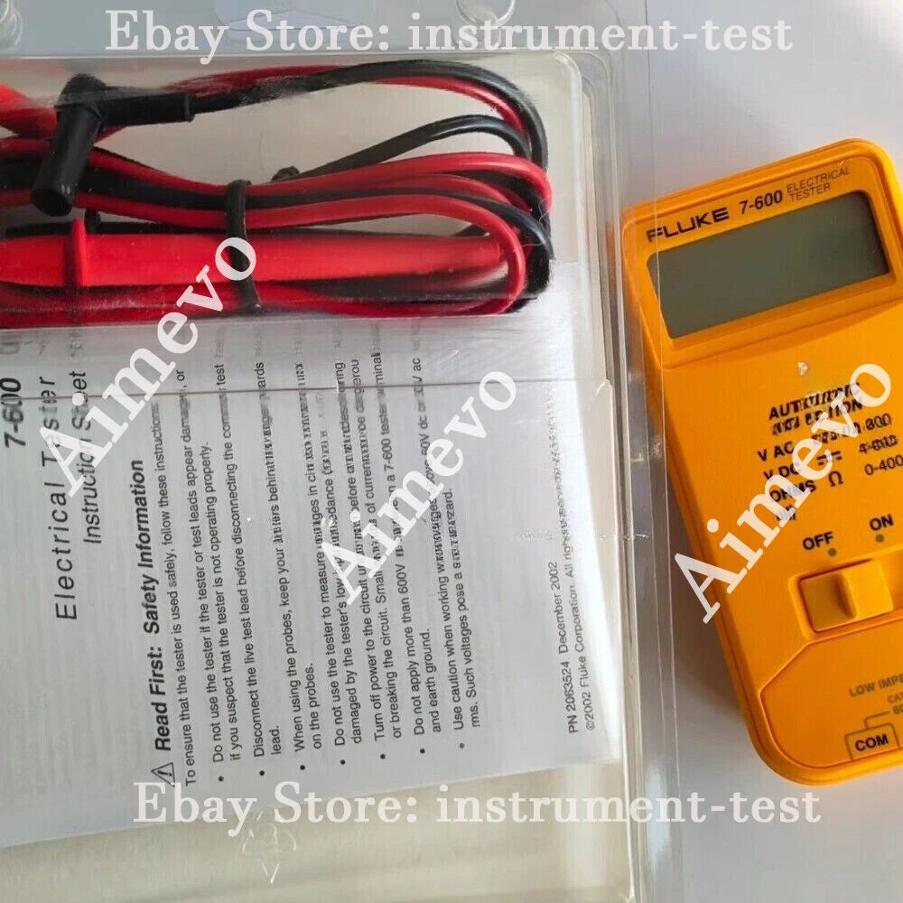 Fluke 7-600 Digital Multimeter - Excellent Condition