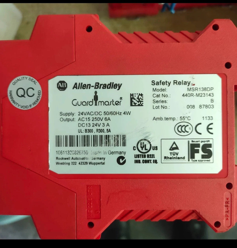440R-M23143 MSR138DP Safety Relay Module