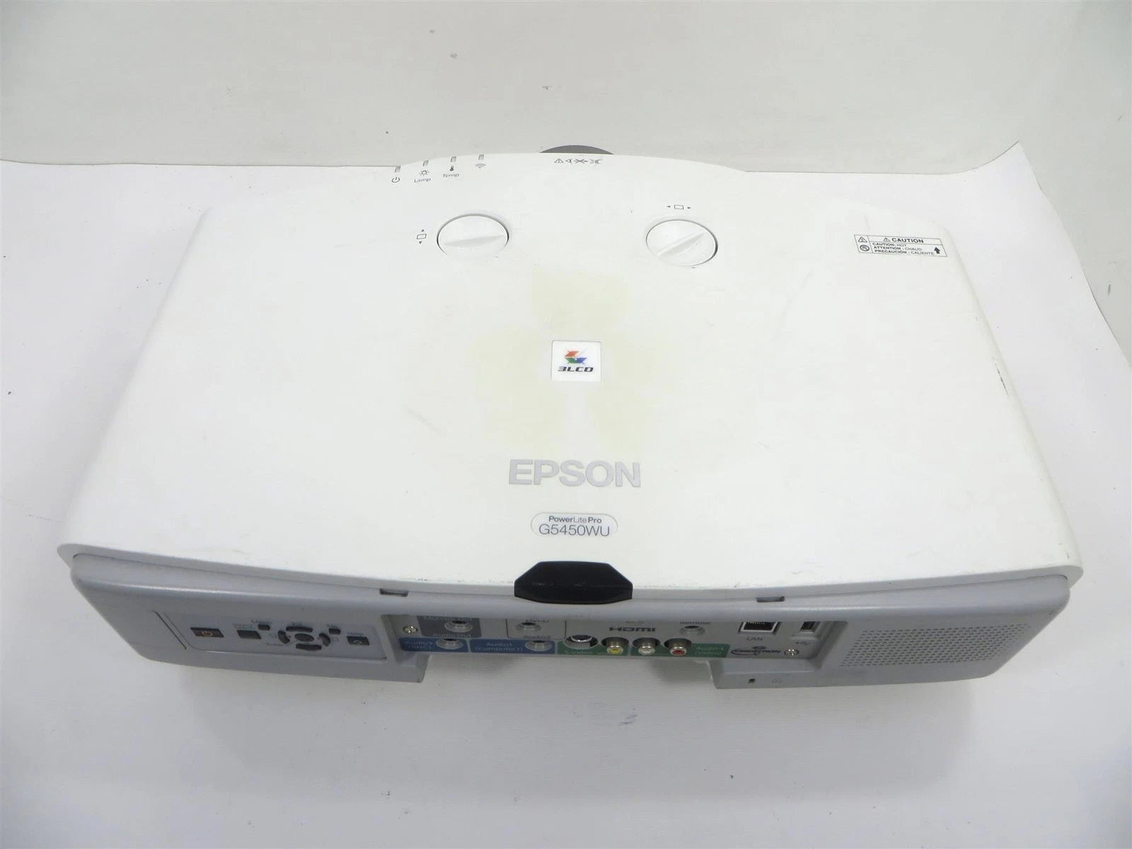 Epson PowerLite Pro G5450WU - Full HD 3LCD Projector - Lamp Runtime: 500 Hrs