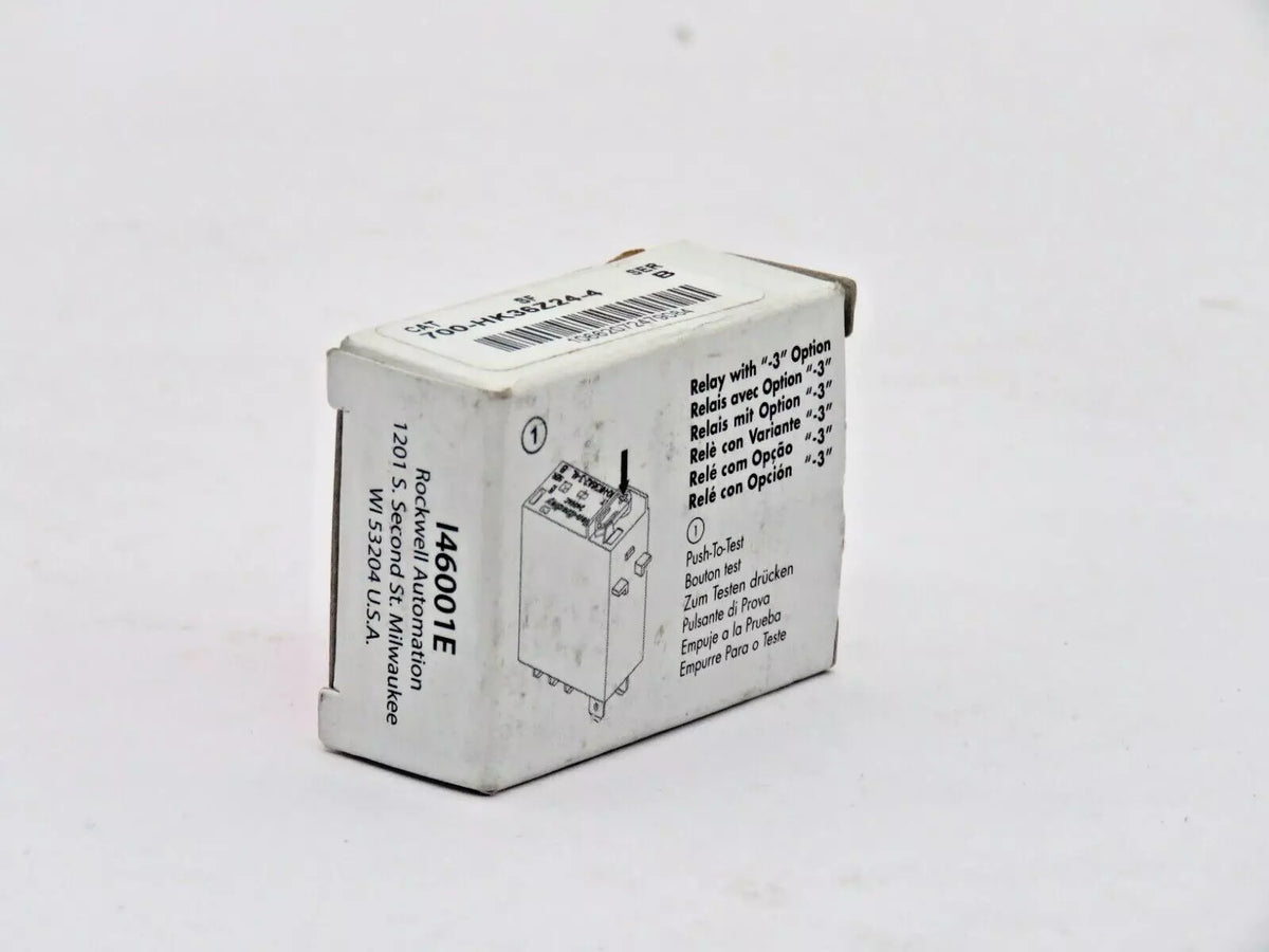 Allen-Bradley 700-HK36Z24-4 Relay 24V 4-Pole DPDT Industrial Control Switch