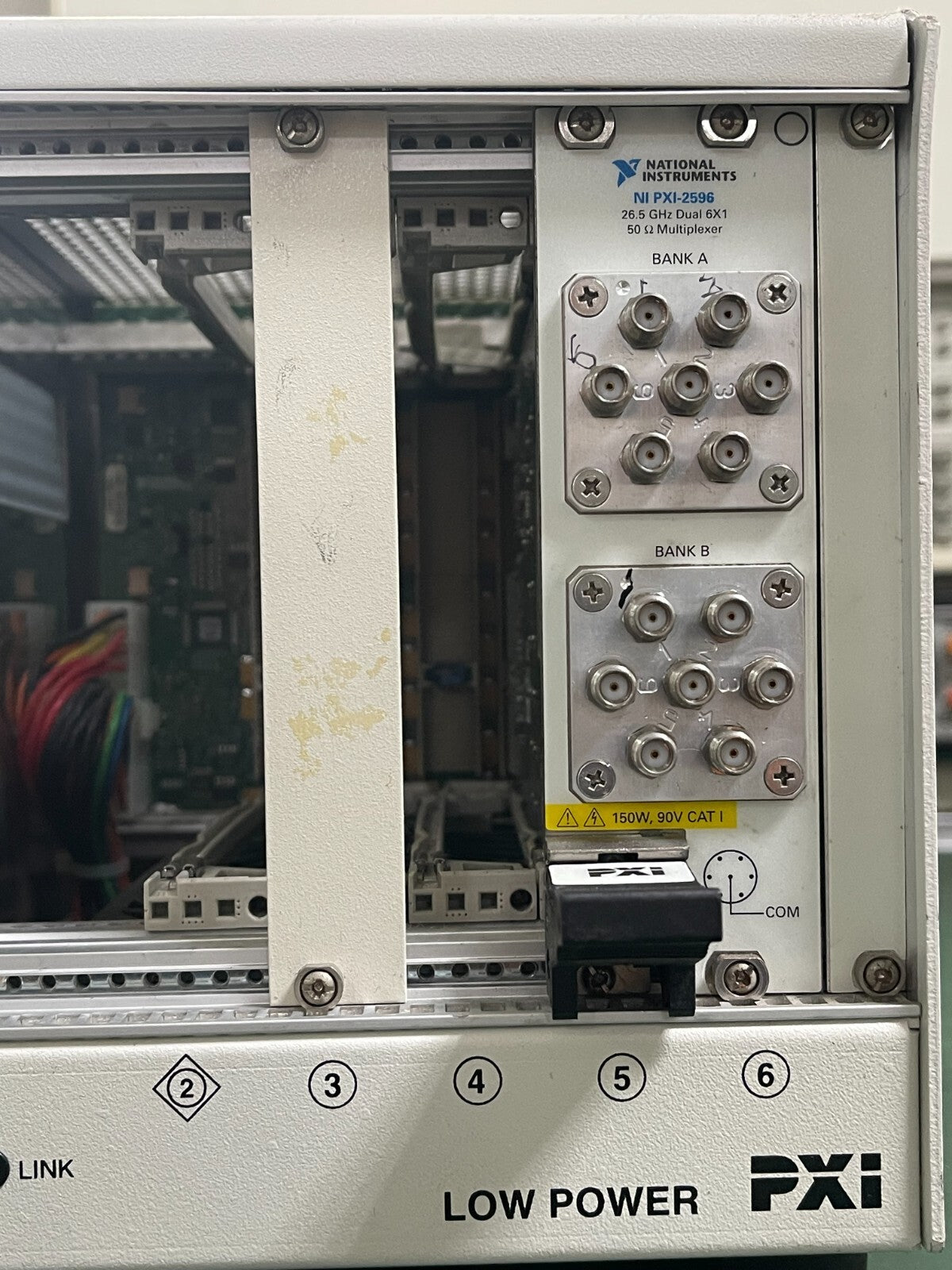 National Instruments PXI-2596 26.5GHz Dual 6X1 Multiplexer +PXI-1033 PXI Chassis - XG eqpt
