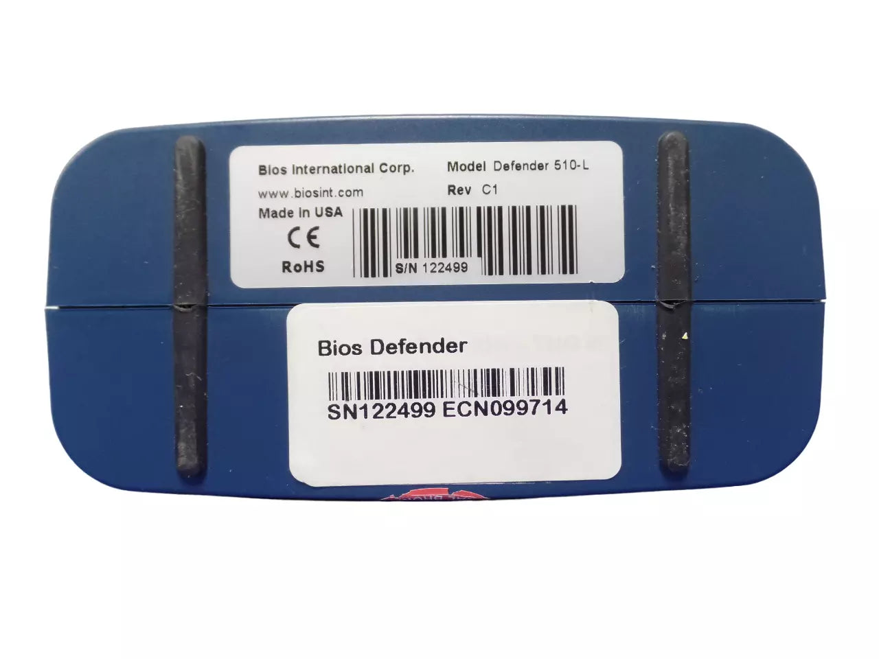 Bios DryCal Defender 510-L- Rev C1 Gas Flow Calibrator