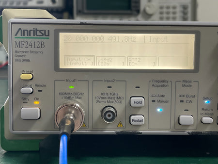 Anritsu MF2412B 10 Hz to 20 GHz Microwave Frequency Counter _7708 - XG eqpt