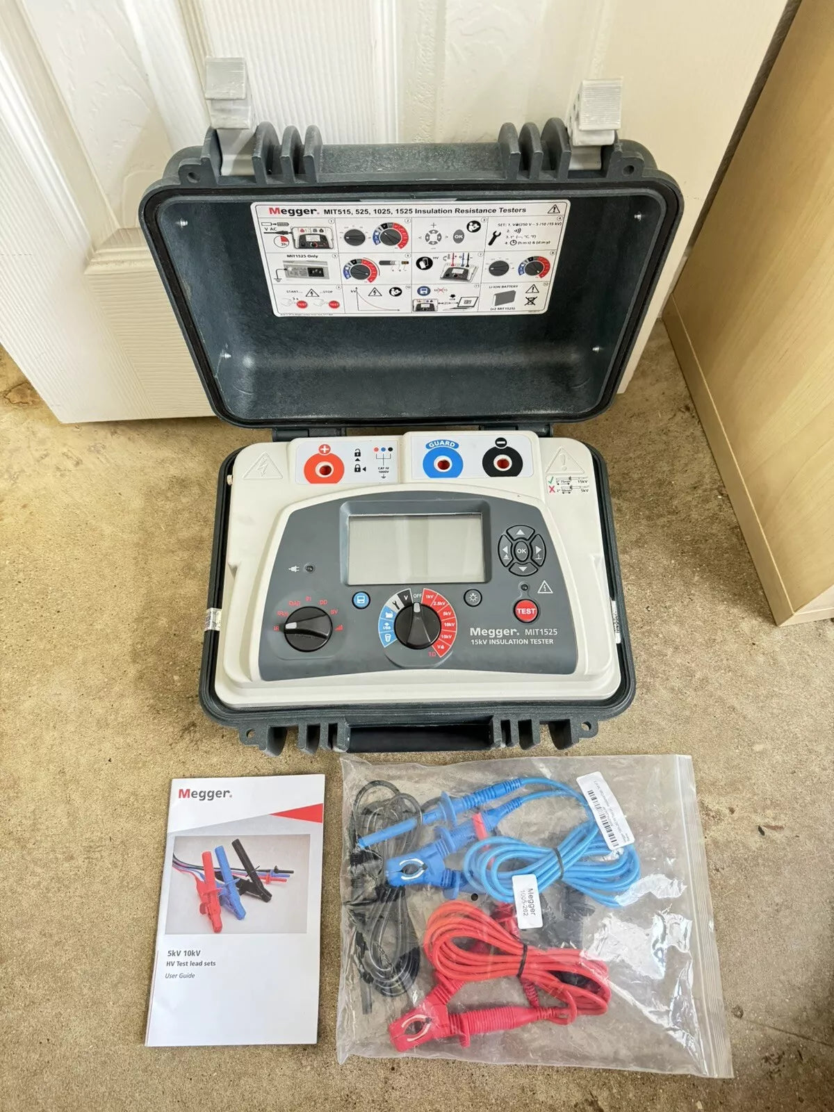 MEGGER MIT1525 15 kV High Voltage Insulation Resistance Tester