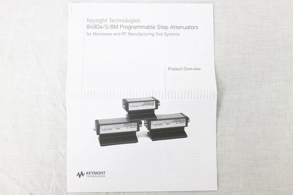 Keysight 84905M 024/101 DC-50GHz 60dB 24V Programmable Attenuator