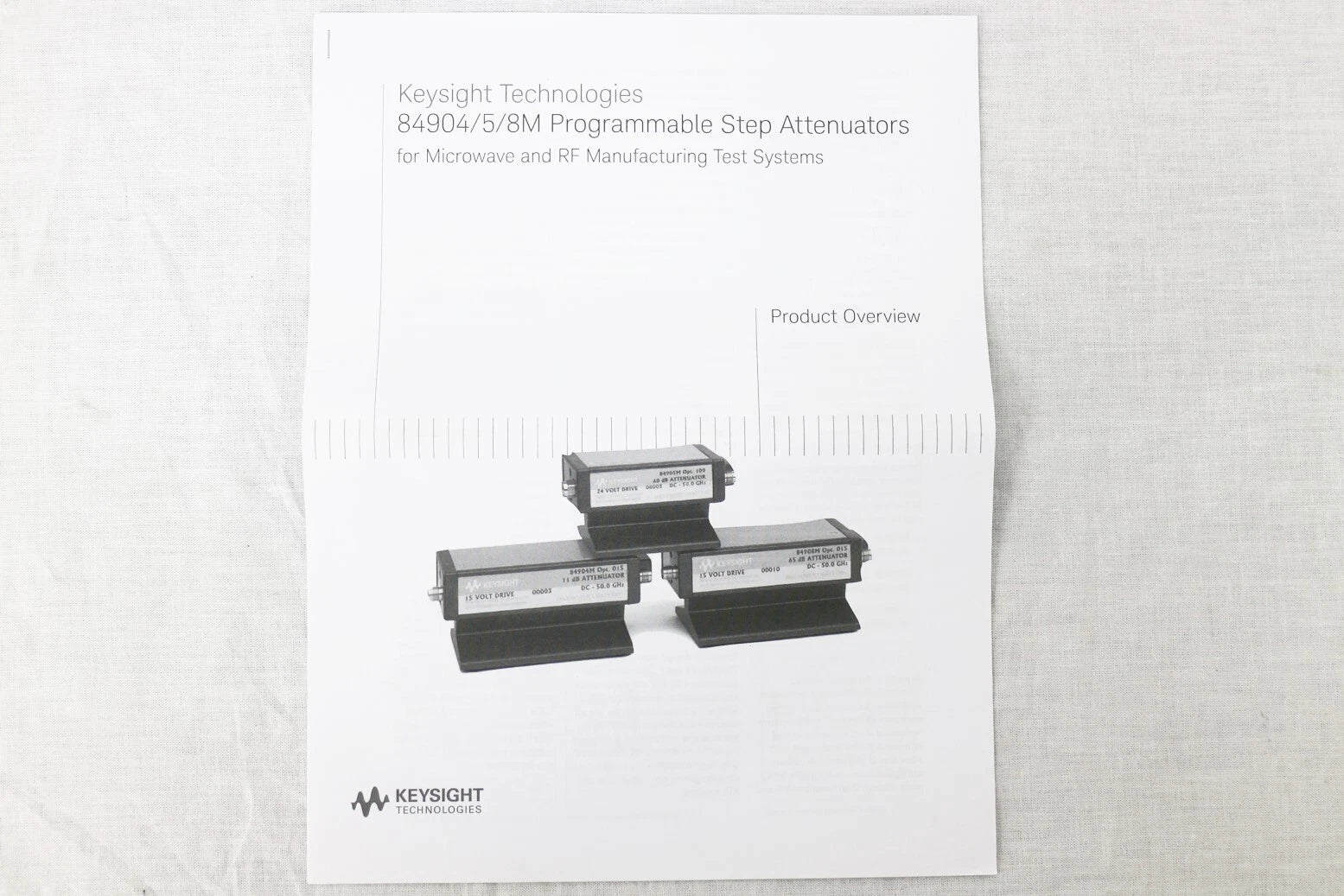 Keysight 84905M 024/101 DC-50GHz 60dB 24V Programmable Attenuator