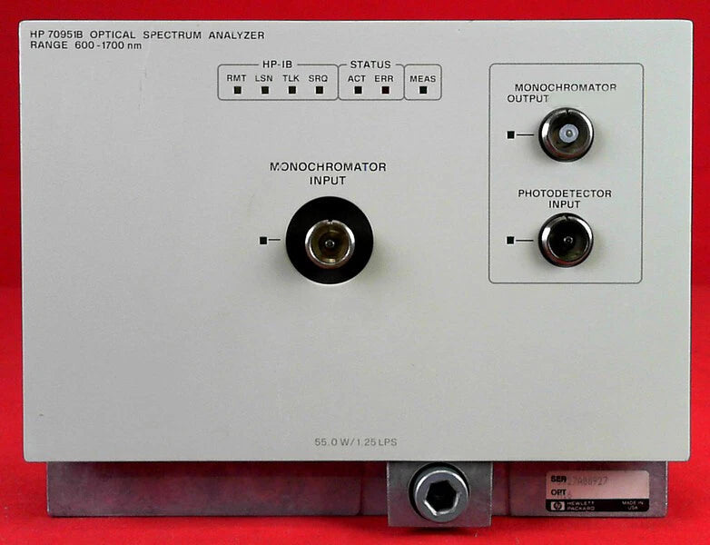 HP Agilent Keysight 70951B Optical Spectrum Analyzer Module
