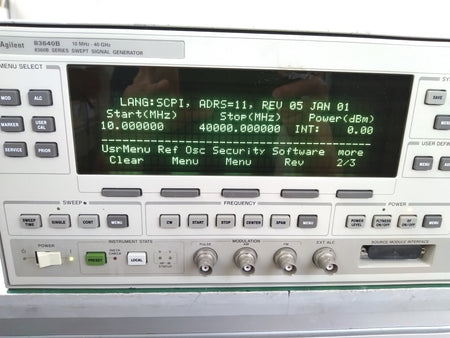 Agilent 83640B 10MHz-40GHz Synthesized Sweep Signal Generator _ 1338 - XG eqpt