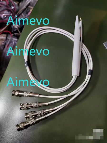 Four Wire Kelvin Test Tweezers with 4x BNC for LCR Meters, Component Testers