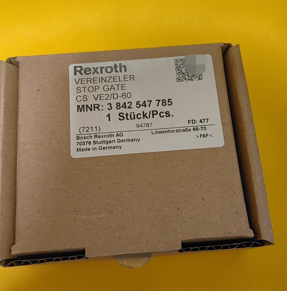 Rexroth VE2/D-60 Cylinder Stop 3842547785