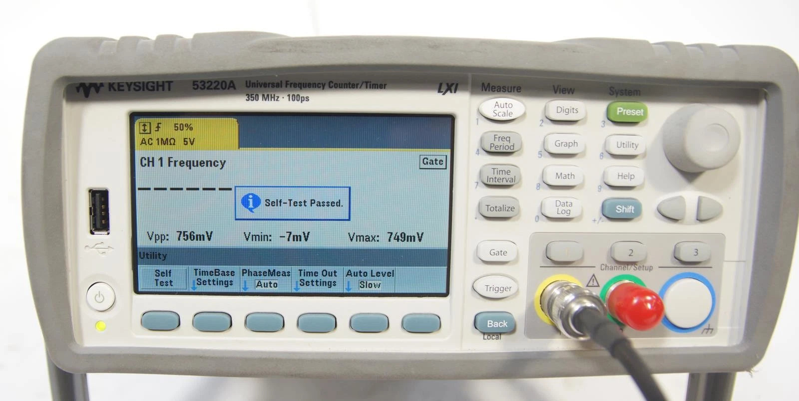 Agilent / Keysight 53220A 350MHz Universal Frequency Counter / Timer