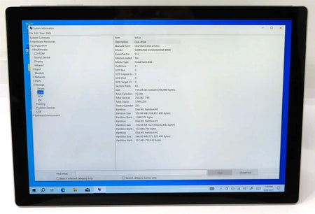 Microsoft Surface Pro 6 1796 Core i5-8250U 1.60GHz 8GB 128GB Win 10 Home