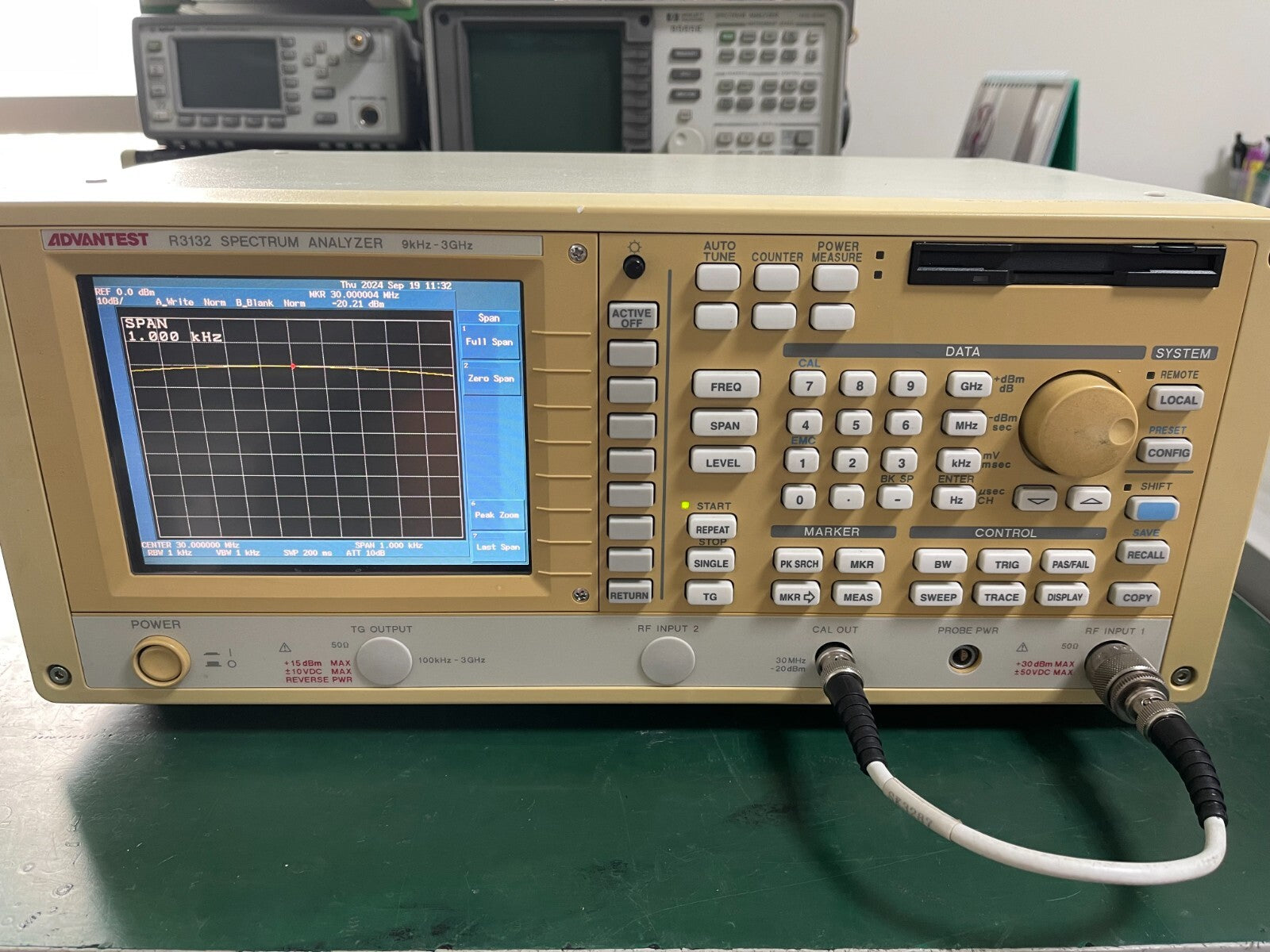 Advantest R3132 Spectrum Analyzer 9KHz-3GHz – XG eqpt