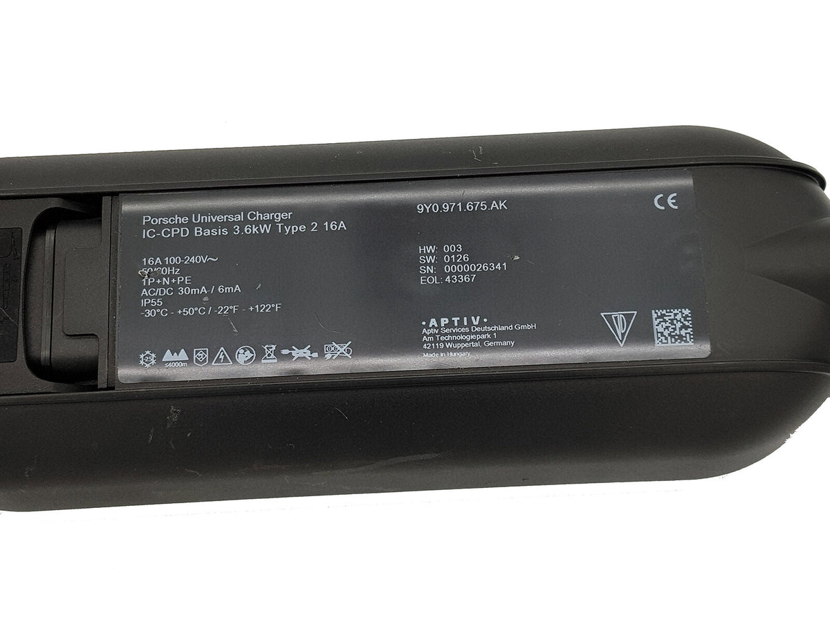 Delphi Universal Charger IC-CPD Basis 3.6kW Type 2 16A by Porsche