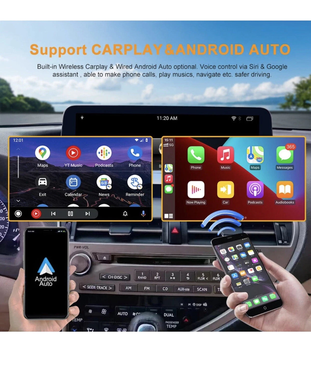 Car Stereo Radio for Lexus CT200 2011-201 Android Unit Auto GPS Navigation 64GB