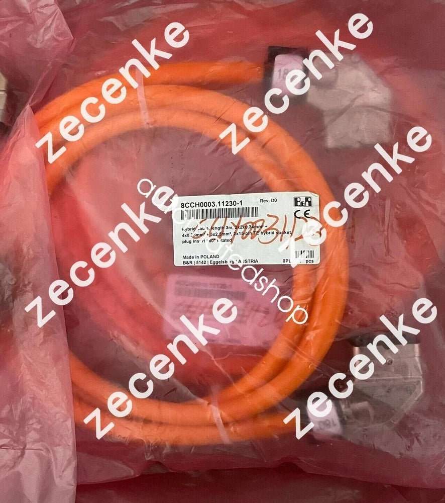 NEW B&R 8CCH0003.11230-1 Hybrid Cable 3M - Shipping via DHL or FedEx