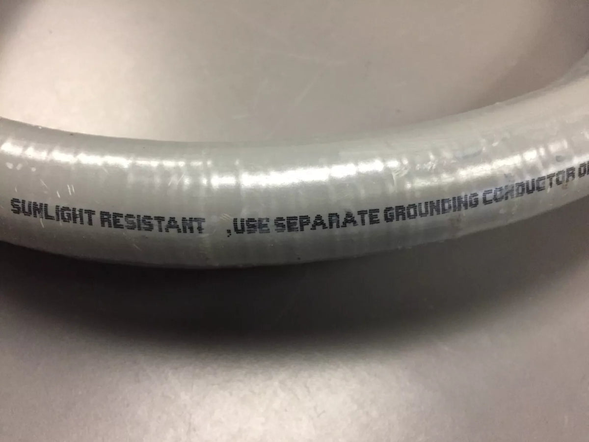 Southwire 1 Liquidtight Flexible Metallic Titan Steel Conduit Type UL Gray 8ft