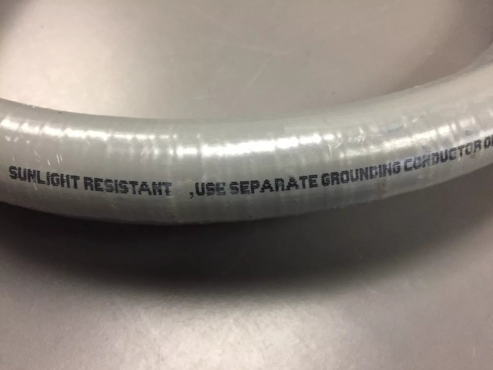 Southwire 1 Liquidtight Flexible Metallic Titan Steel Conduit Type UL Gray 8ft