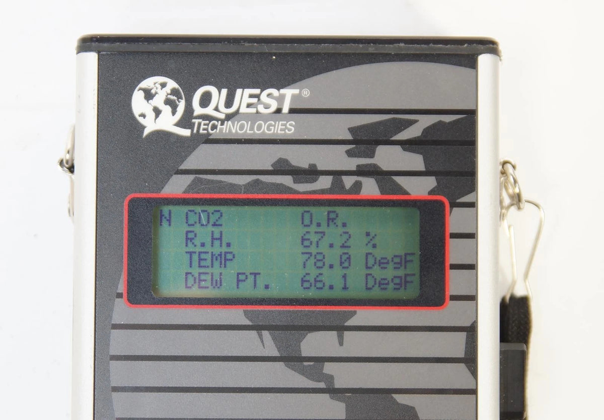 Quest Technologies AQ5000 Pro Test Meter Air Quality IAQ Monitor