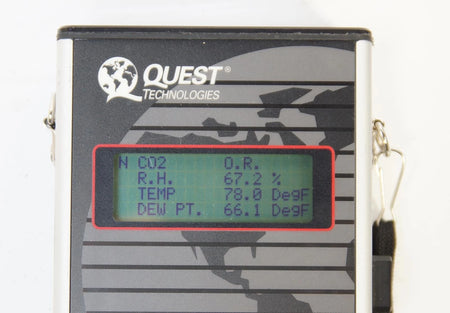 Quest Technologies AQ5000 Pro Test Meter Air Quality IAQ Monitor