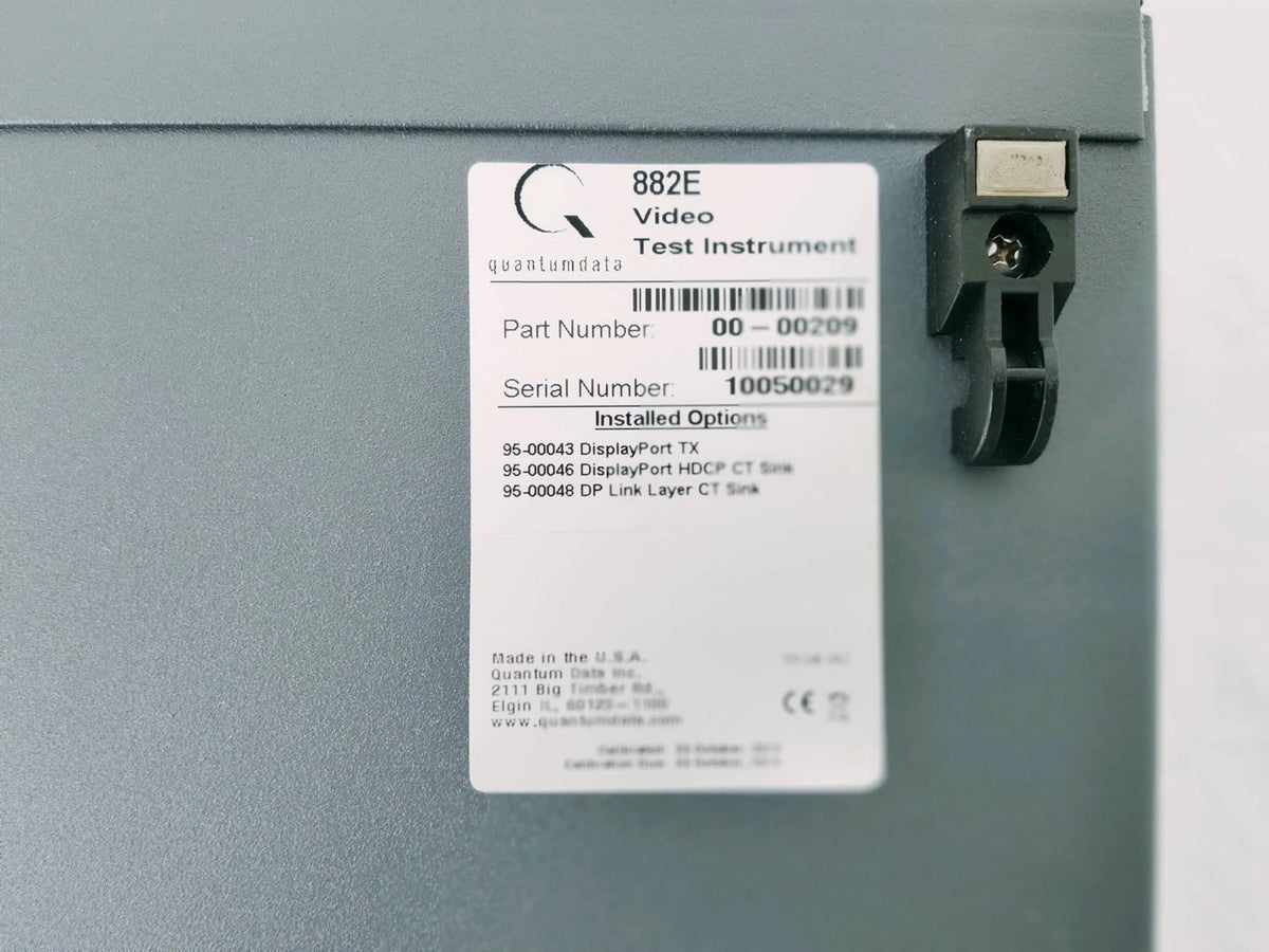Quantum Data 882E Video Test Generator