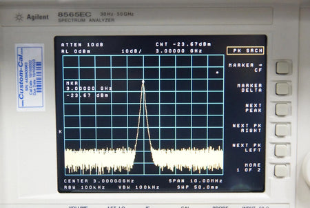 Agilent N5182A 3GHz MXG RF Vector Signal Generator OPT 006 1EM 503 651 UNT