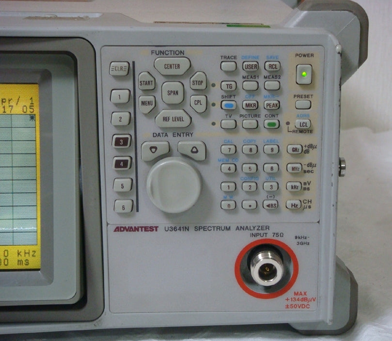 Advantest U3641N 3GHz RF Field Analyzer