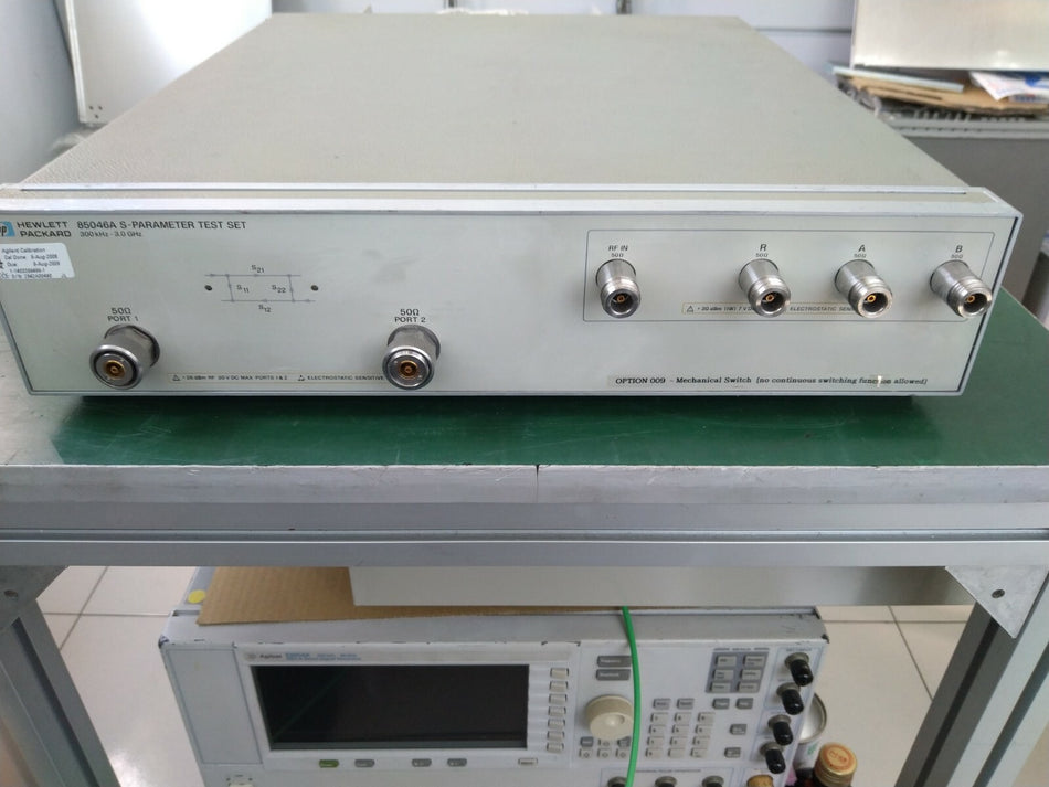 HP Agilent 85046A S-Parameter Test Set 300KHz to 3GHz - XG eqpt