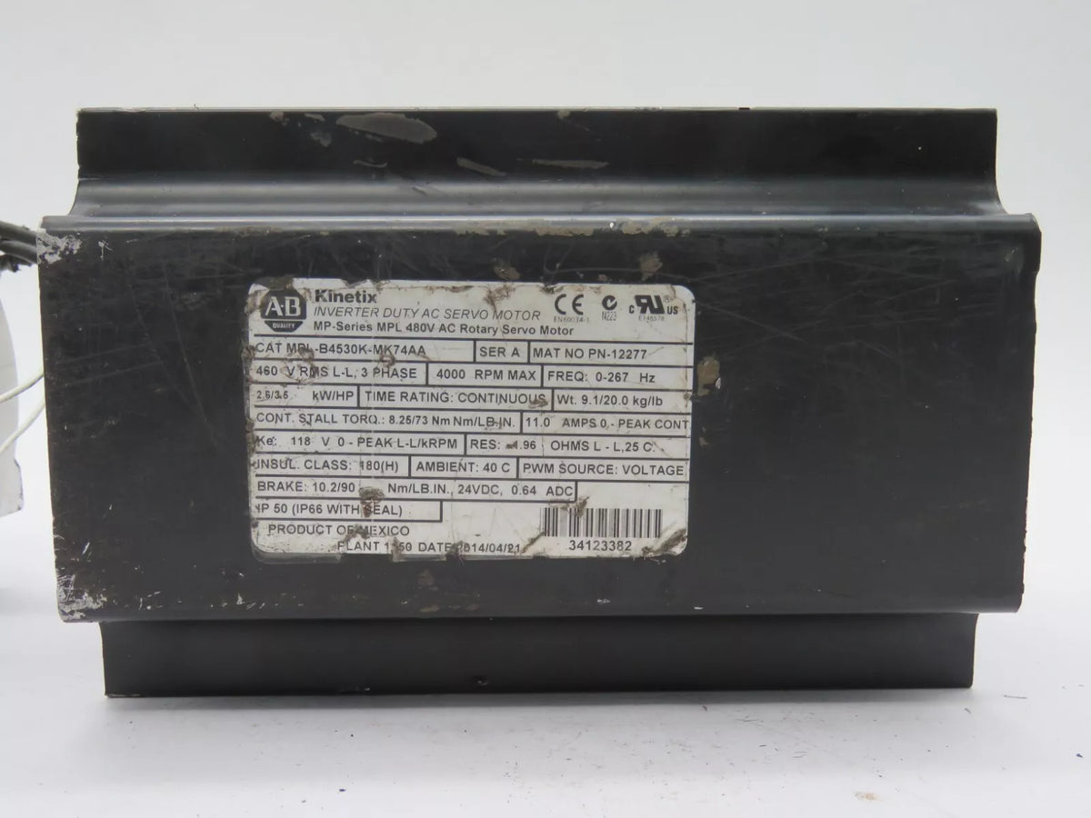 Allen Bradley MPL-B4530K-MK74AA Servo Motor Shaft Rotor