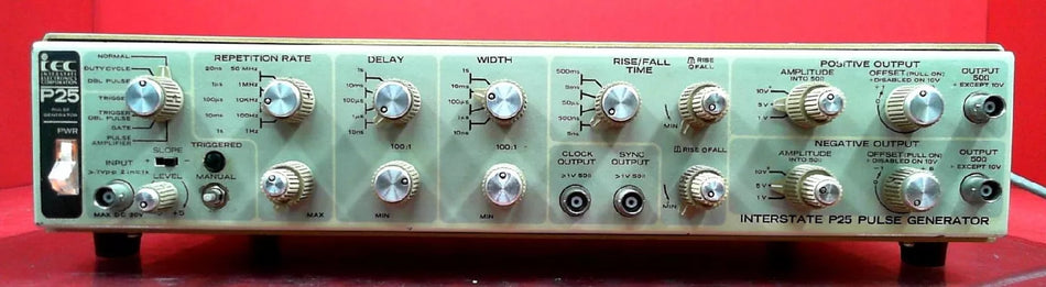 IEC Interstate Electronics Corp P-25 (P25) 0565 115V Interstate Pulse Generator