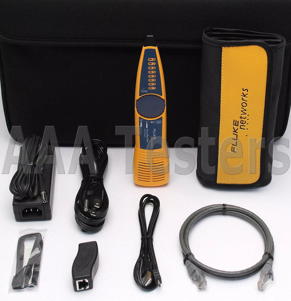 Fluke Networks LIQ-Kit LinkIQ Tester & Intellitone Pro 200 Cable Network Tester