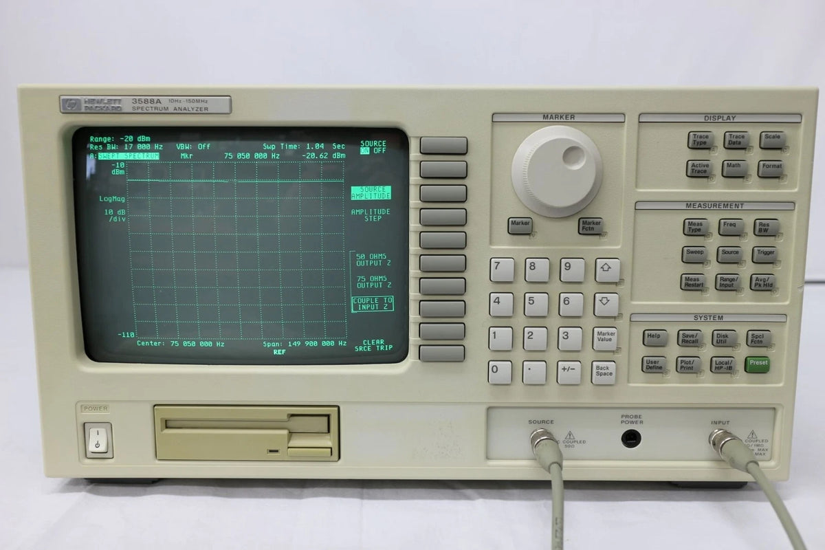 HP 3588A /001/003 10Hz-150MHz Spectrum Analyzer