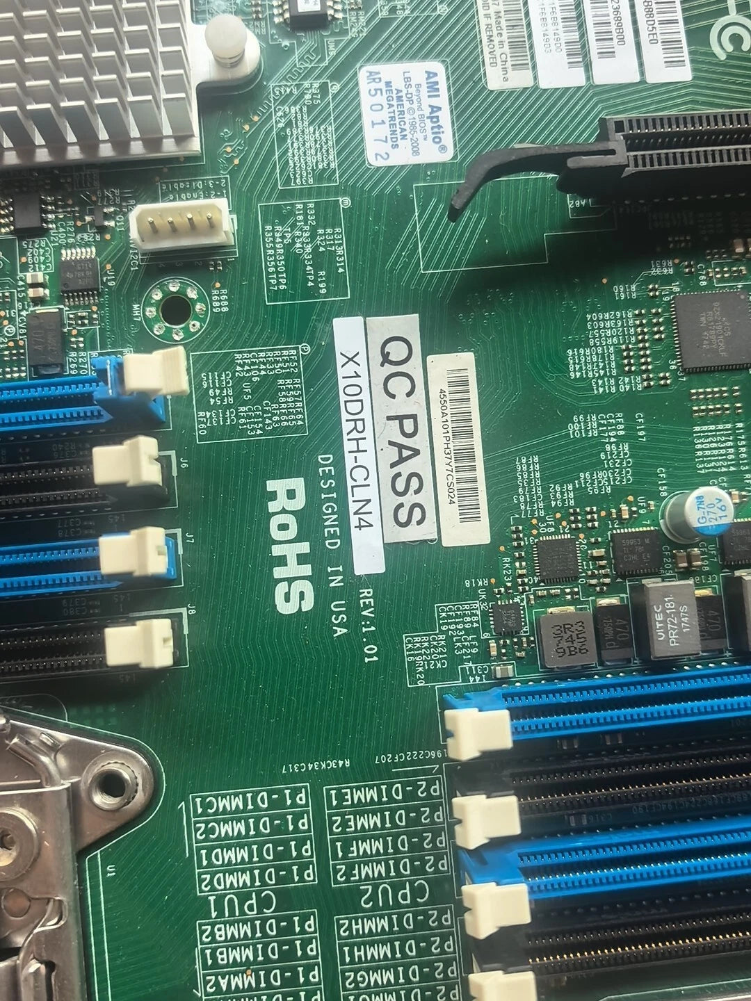 1PC X10DRH-ILN4 Server Motherboard with DHL/FedEx 90 Days Warranty