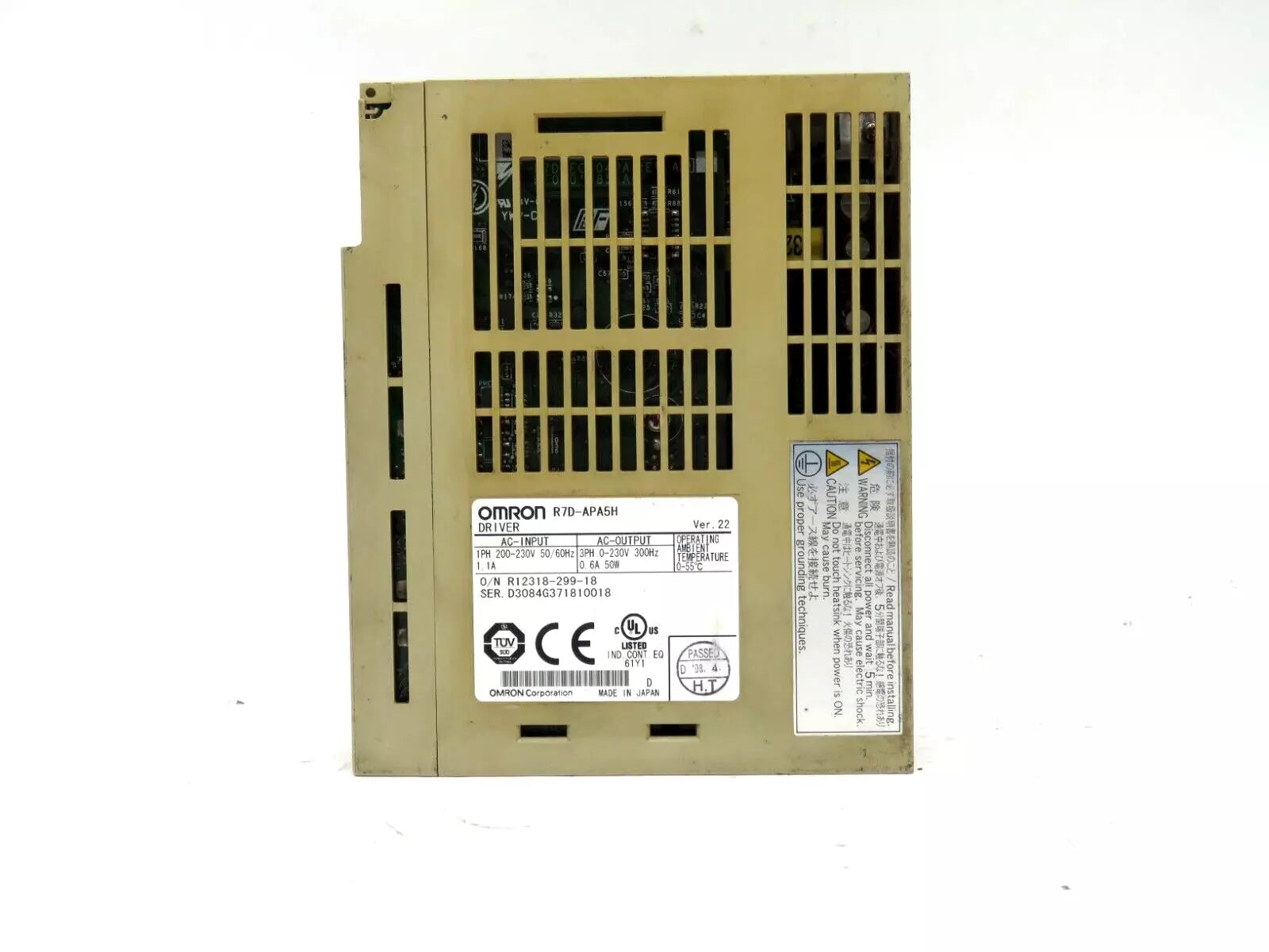 OMRON R7D-APA5H AC Servo Drive 200V 50W