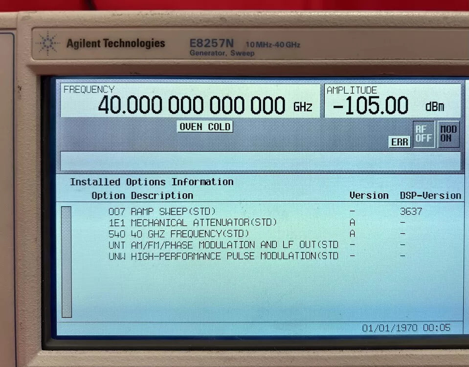 Agilent/Keysight E8257N (E8257D) PSG Sweep Generator SG51500197