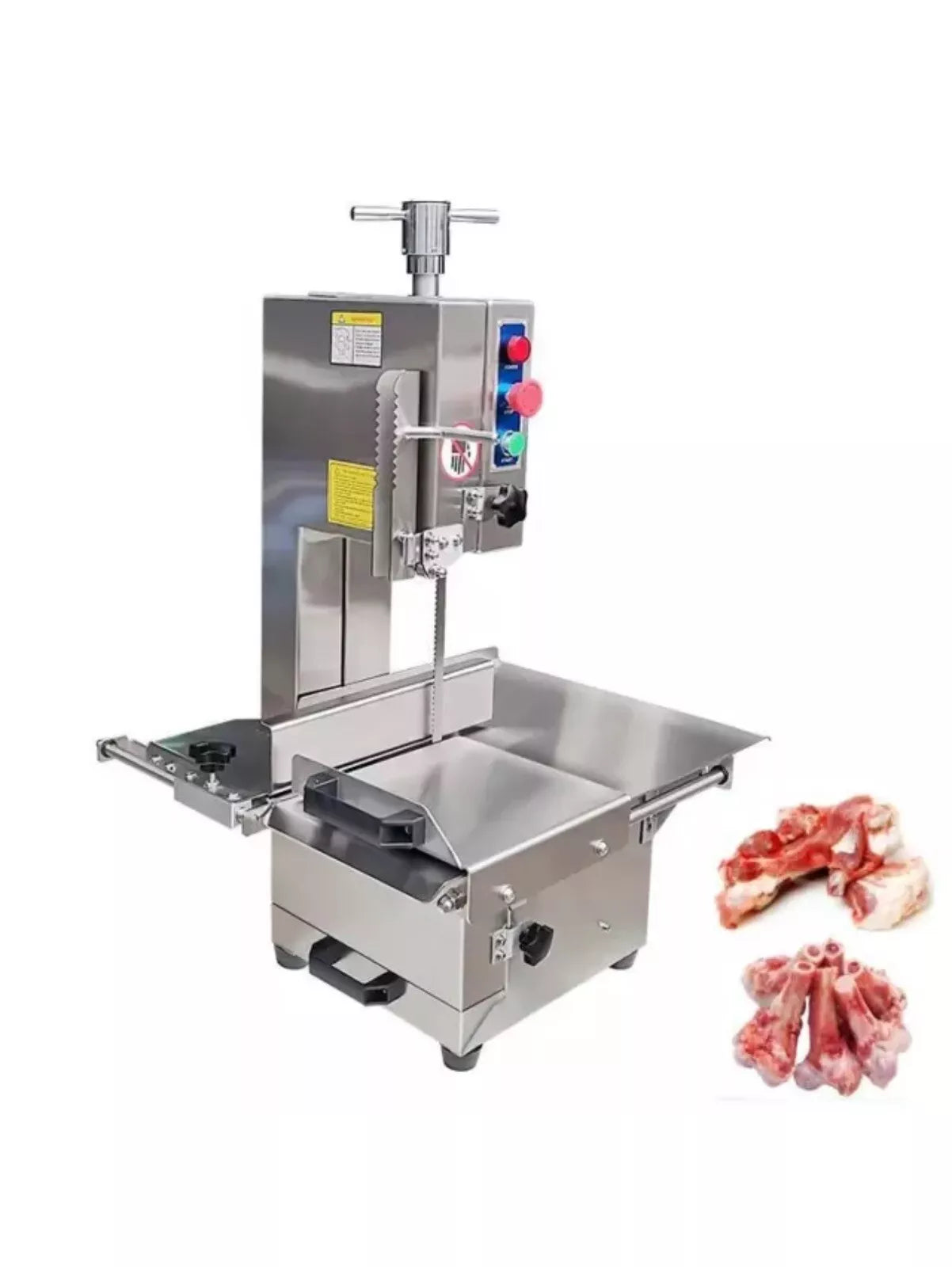Commercial Large Meat Slicer Fish Cutting Meat Bone Saw Machine 1100W 220V