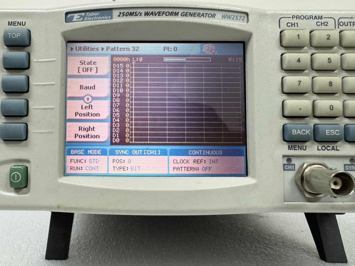Tabor WW2572 Dual-Channel Arbitrary Waveform Generator - XG eqpt