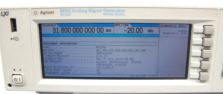 Agilent N5183A 32GHz MXG RF Analog Signal Generator OPT 1E1 532 ALB UNT UNW